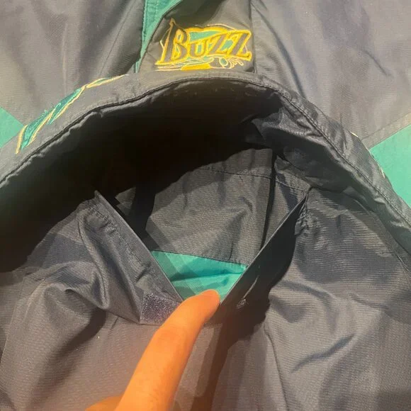 Vintage 90s Salt Lake Buzz Triple-A Starter Pull Over Jacket Coat - GUC - Medium - Picture 7 of 13